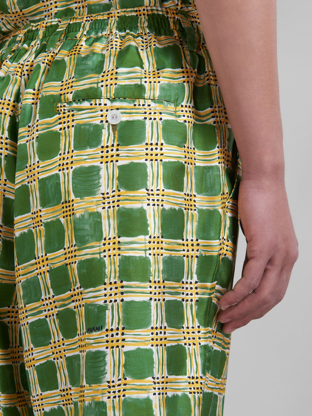 Marni Green Fibres Knee Length