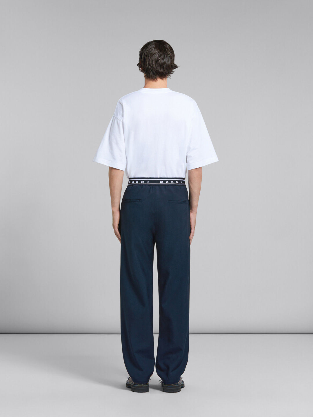 Marni Bicolor Fibres Casual Pants