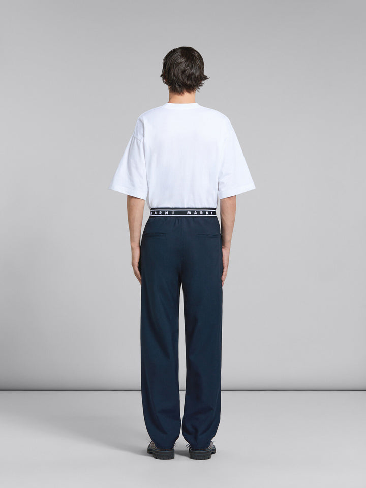 Marni Bicolor Fibres Casual Pants
