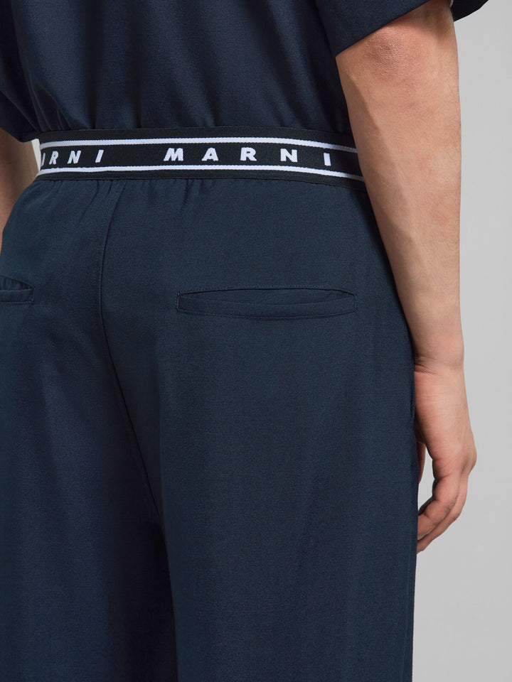 Marni Bicolor Fibres Casual Pants