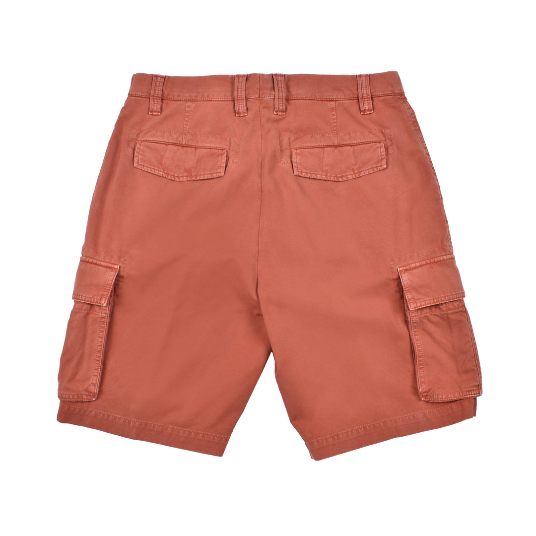 Brunello Cucinelli Orange Cotton Bermuda Shorts