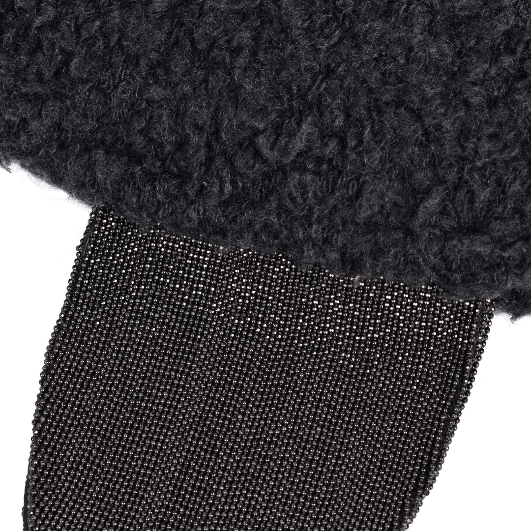 Brunello Cucinelli Black Cashmere Ear Muffs