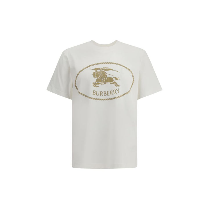 Burberry White Cotton T-Shirt