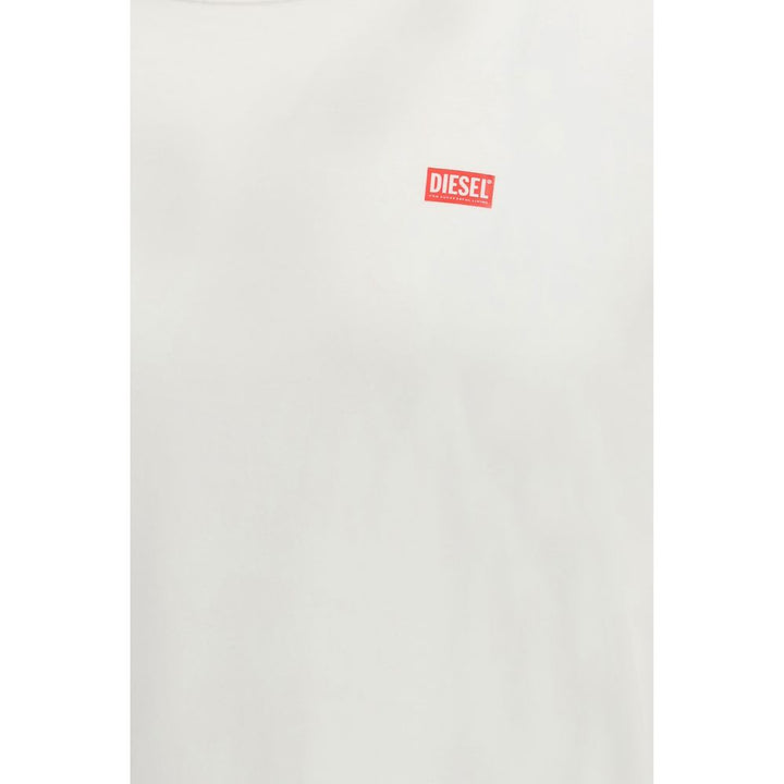 Diesel White Cotton T-Shirt