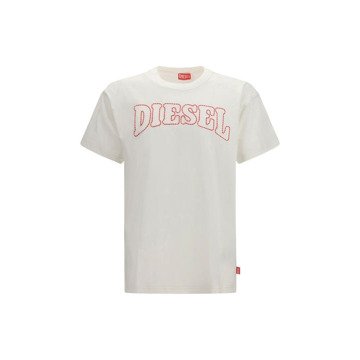 Diesel White Cotton T-Shirt