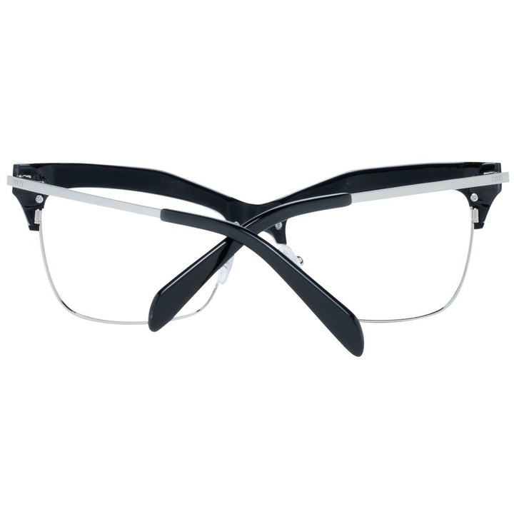 Emilio Pucci Black Metal & Plastic Glasses (Frames)