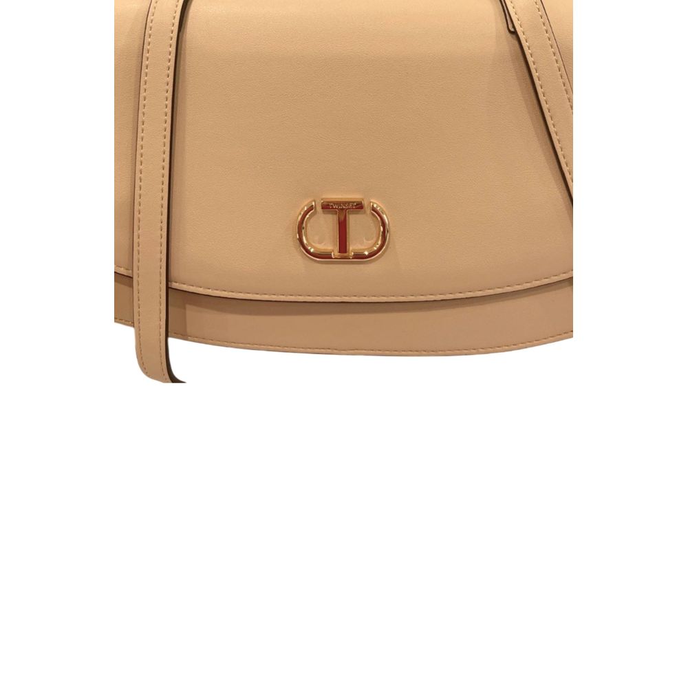 Twinset Yellow PU Women Crossbody