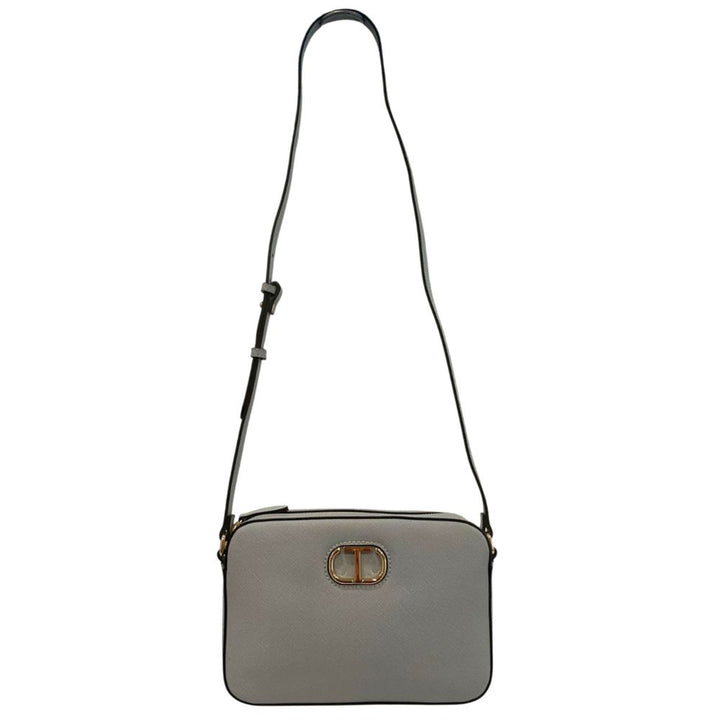 Twinset Blue PU Women Crossbody Bag