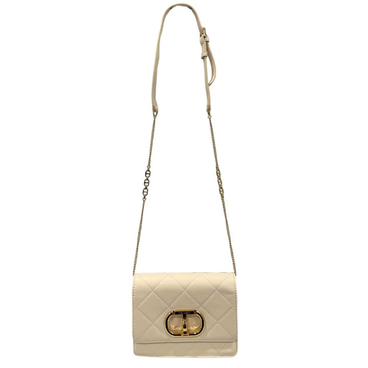Twinset Beige PU Women Crossbody Bag