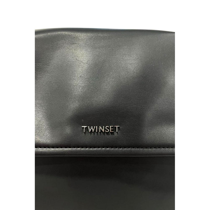 Twinset Black PU Women Handbag