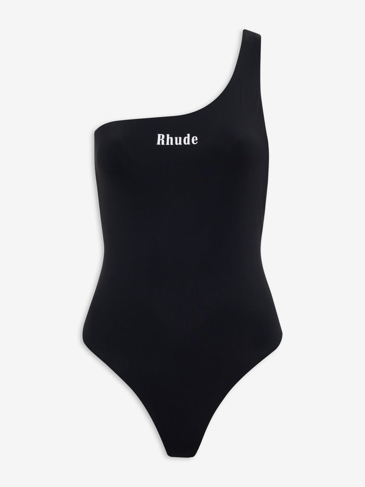 Rhude Black Polyester One-Piece Swimsuit
