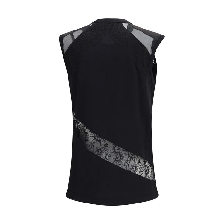 PINKO Black Cotton T-Shirt
