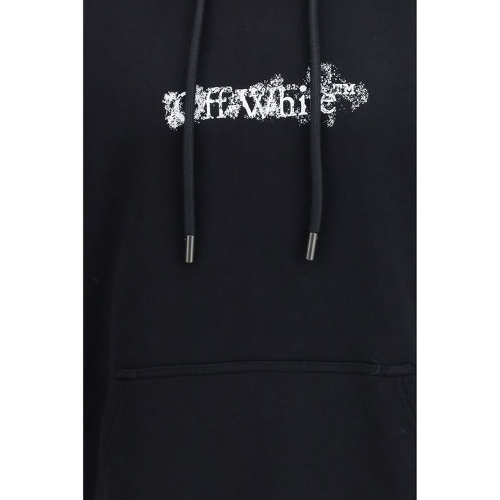 Off-White Black Cotton Sweatshirt