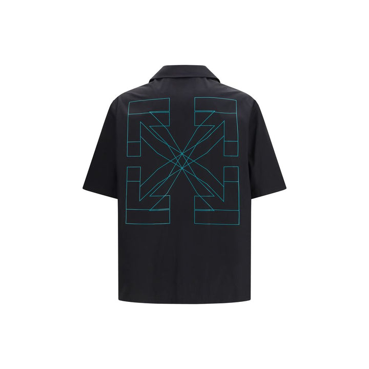 Off-White Black Cotton Shortsleeve Shirt