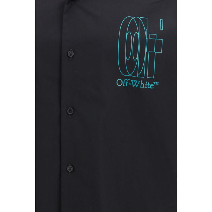Off-White Black Cotton Shortsleeve Shirt
