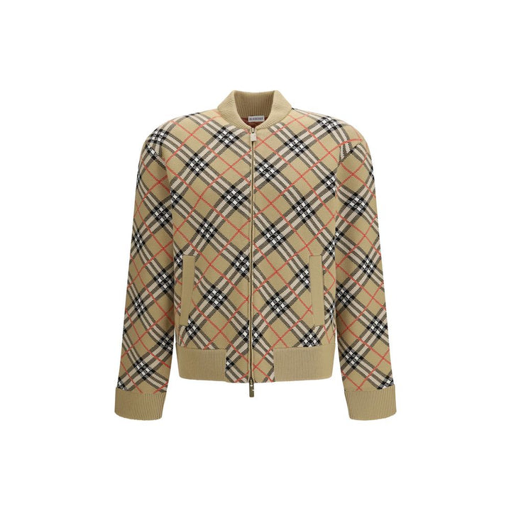 Burberry Beige Wool Bomber