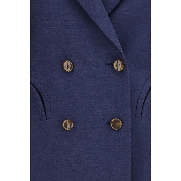 Blazé Milano Blue Linen Blazer