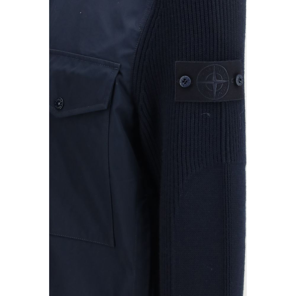 Stone Island Blue Cotton Clothing