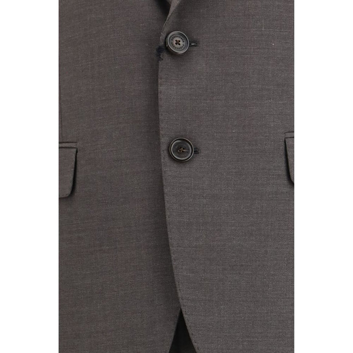 Dsquared² Gray Wool Two-Piece Suit