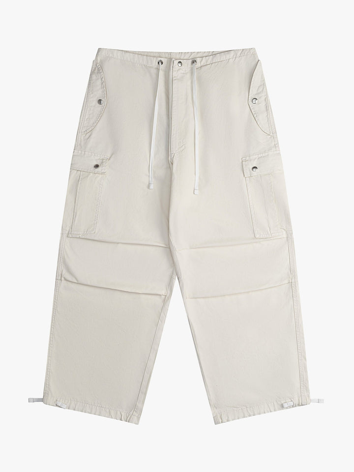Rhude White Cotton Cargo Pants