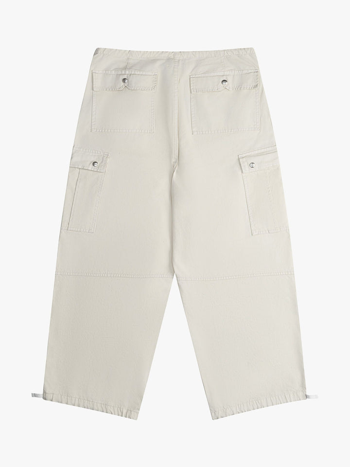 Rhude White Cotton Cargo Pants