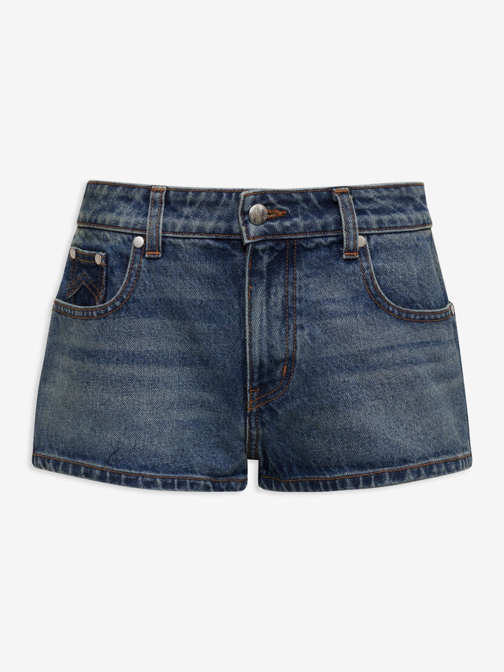 Rhude Blue Denim Shorts