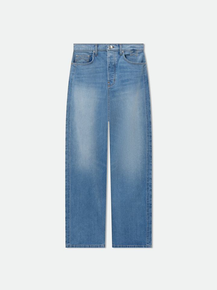 Rhude Blue Cotton Casual Pants