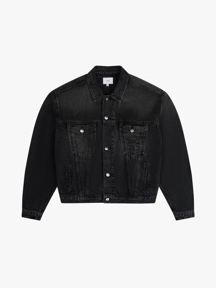 Rhude Black Cotton Denim Jacket