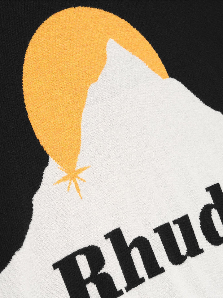 Rhude Black Cotton T-Shirt