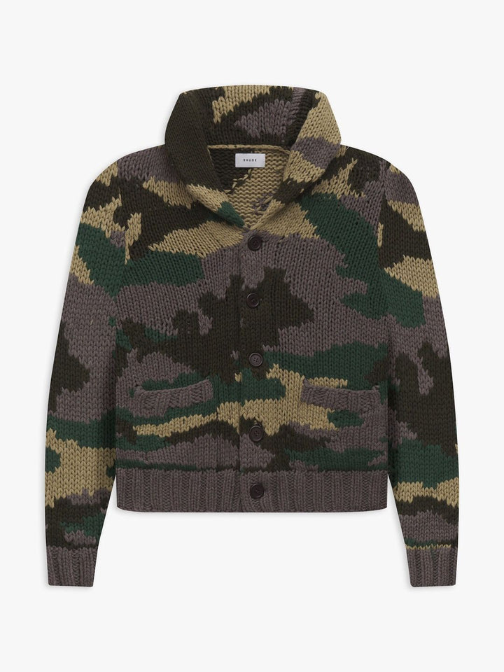 Rhude Green Fibres Cardigan