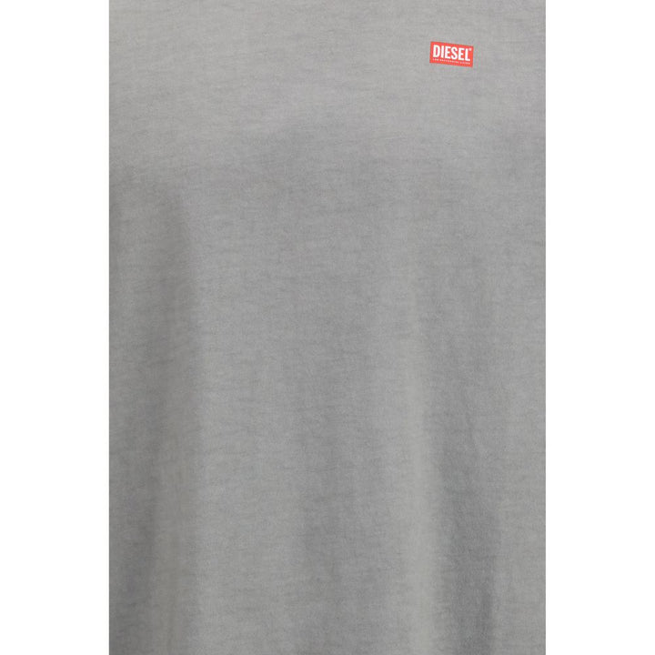 Diesel Gray Cotton T-Shirt