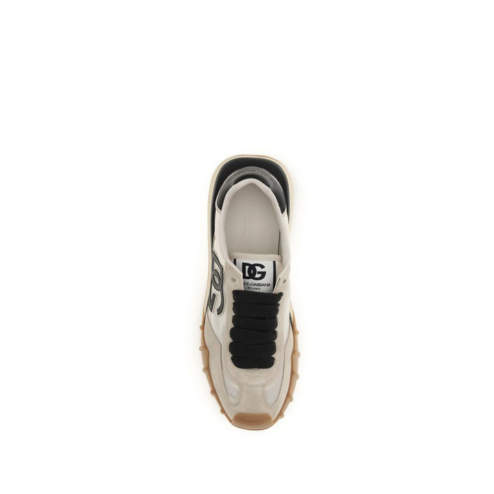 Dolce & Gabbana Multicolor Calf Leather Bos Taurus Athletic Sneakers