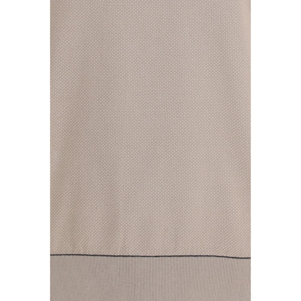 Brioni Beige Cotton Polo Shirt