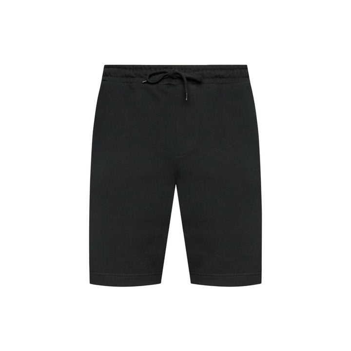 Lyle & Scott Black Cotton Bermuda Shorts