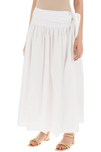 cotton midi skirt for women-3