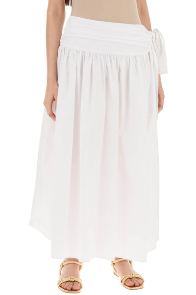 cotton midi skirt for women-1