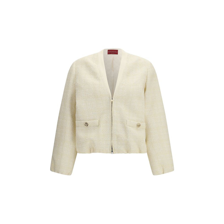 Gucci Beige Cotton Shell Jacket