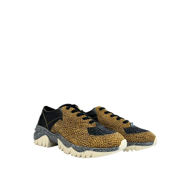 Borbonese Beige Leather Women Sneaker