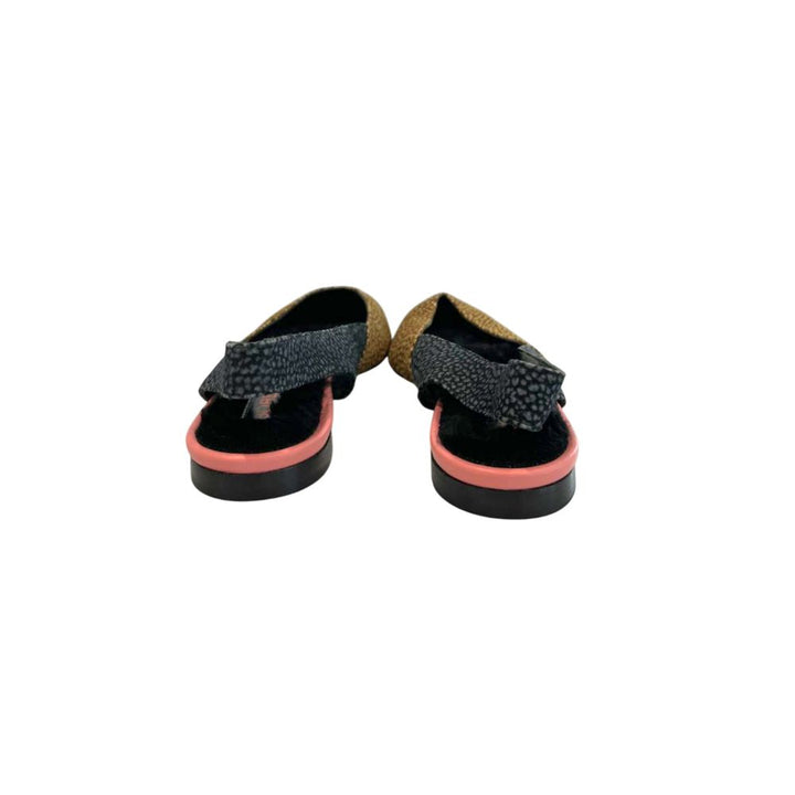 Borbonese Beige Leather Women Ballet Flat