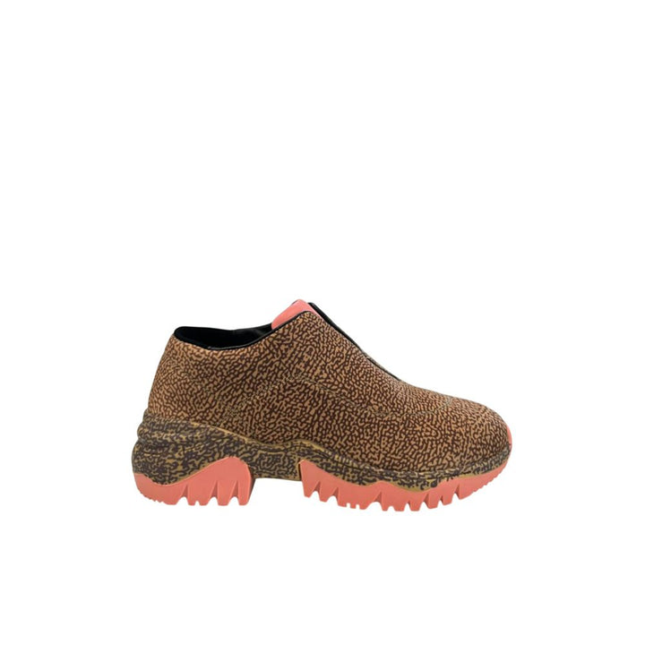 Borbonese Beige Leather Women's Sneaker