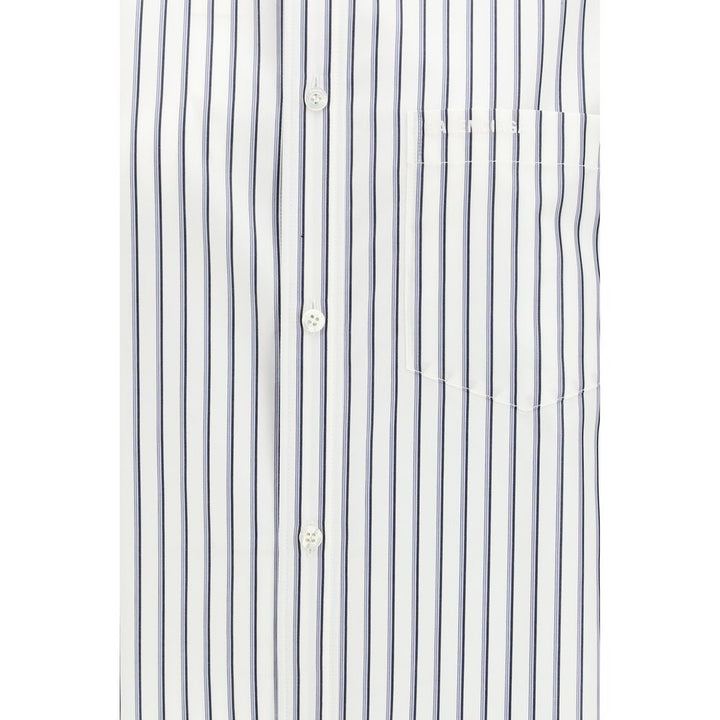 Balenciaga White Cotton Shortsleeve Shirt