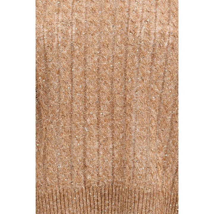 Brunello Cucinelli Brown Linen Sweatshirt