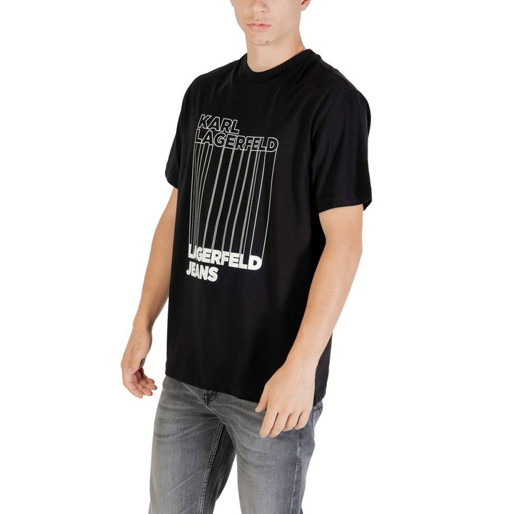 Karl Lagerfeld Black Organic Cotton T-Shirt