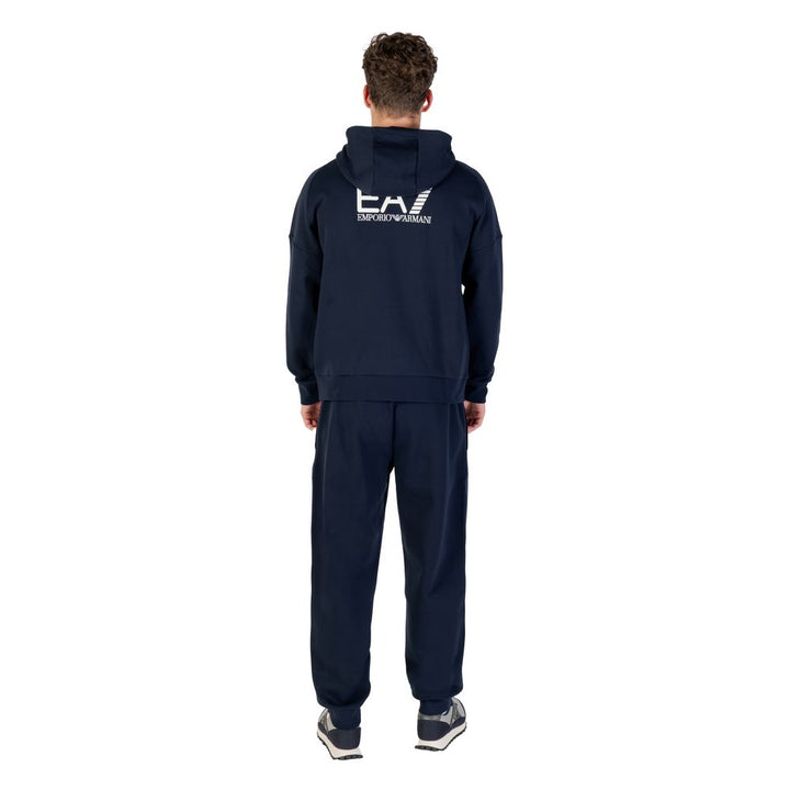 EA7 Emporio Armani Bicolor Cotton Sweatsuit