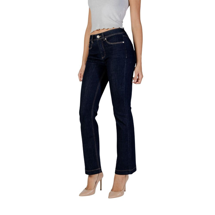 Street One Blue Cotton Skinny Jeans