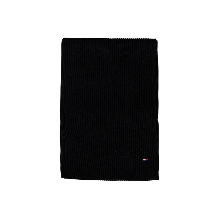 Tommy Hilfiger Black Cotton Beanie