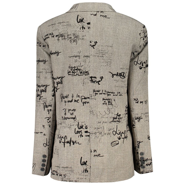 Desigual Grigio Polyester Women Jacket