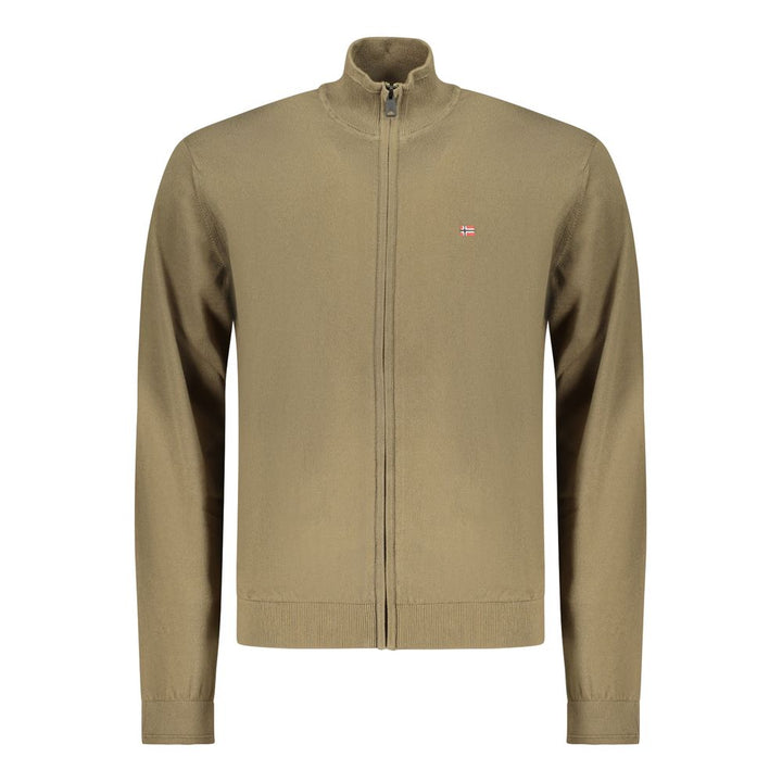 Napapijri Verde Cotton Men Cardigan