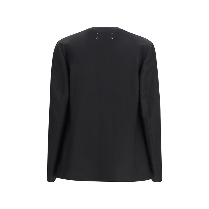 Maison Margiela Black Wool Oves Aries Blazer