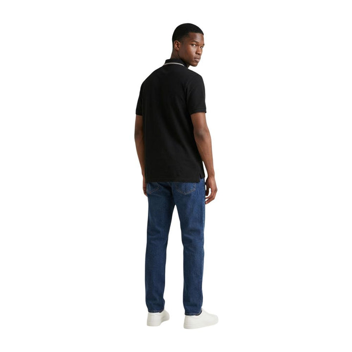 Colmar Originals Black Cotton Polo Shirt